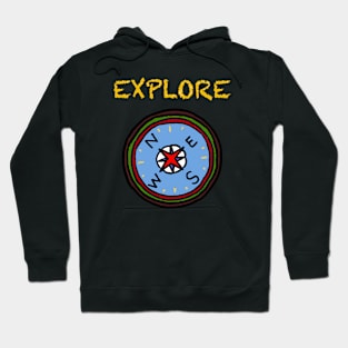 explore compass Hoodie